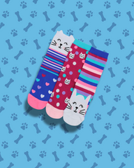 Kitty Socks - Children EUR: 30.5 - 38.5 UK: 12-5.5