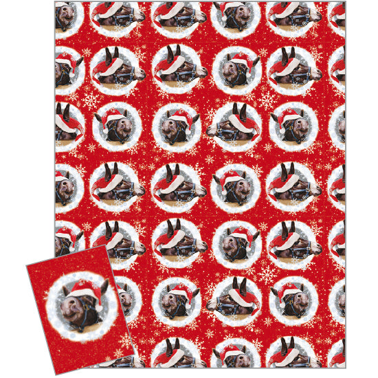 Gift Wrap - Christmas Donkeys