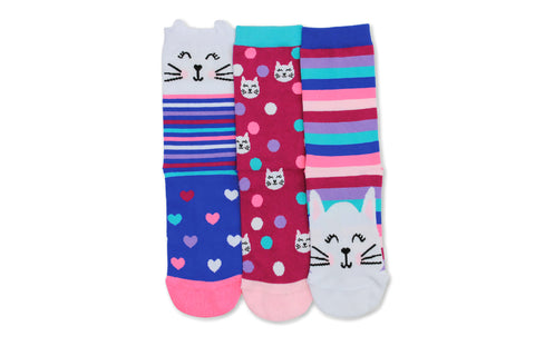 Kitty Socks - Children EUR: 30.5 - 38.5 UK: 12-5.5