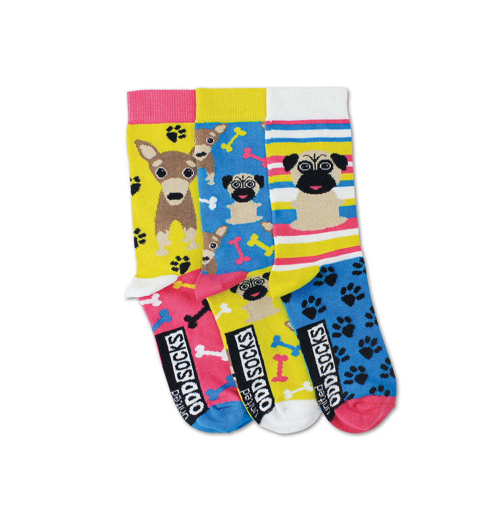 Pug Socks - Children EUR: 30.5 - 38.5 UK: 12-5.5