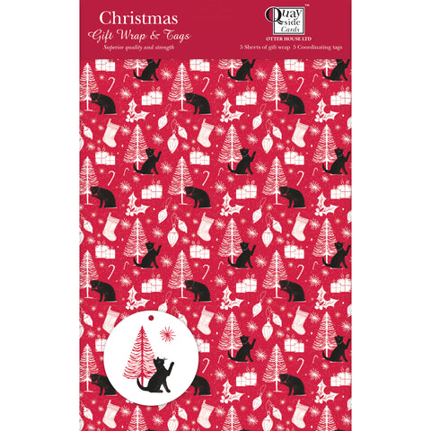 Christmas Cats Giftwrap